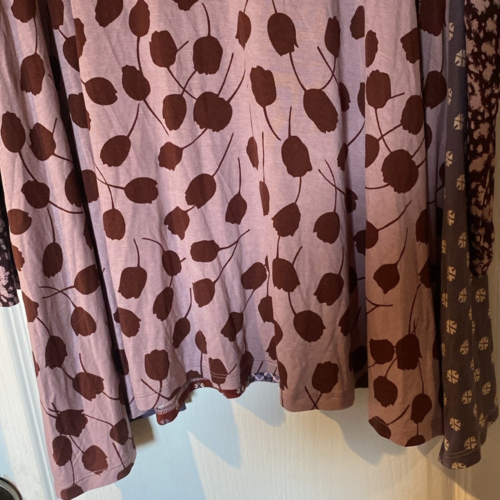 Logo Lori Goldstein Mixed-Patchwork-Print Boho Fl… - image 6